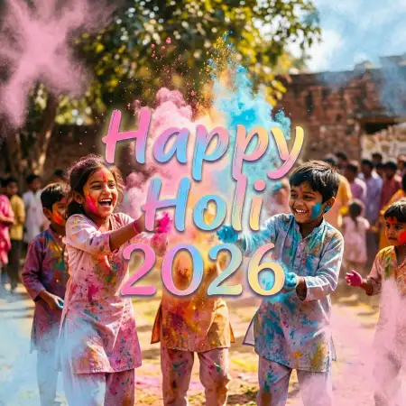 Happy Holi 2026 Photo Professional Design - Free Happy Holi 2026 Photo Download