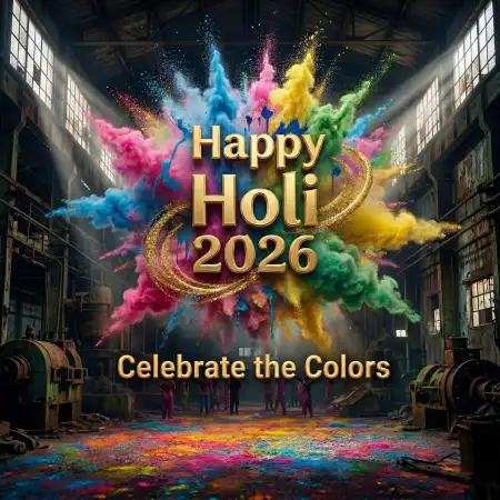Happy Holi 2026 Photo Realistic - Free Happy Holi 2026 Photo Download