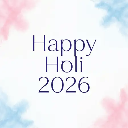 Happy Holi 2026 Photo White Background - Free Happy Holi 2026 Photo Download