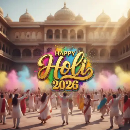 Happy Holi 2026 Social Media Banner - Free Happy Holi 2026 Download