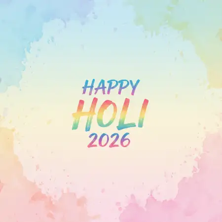 Happy Holi 2026 Social Media Post - Free Happy Holi 2026 Download