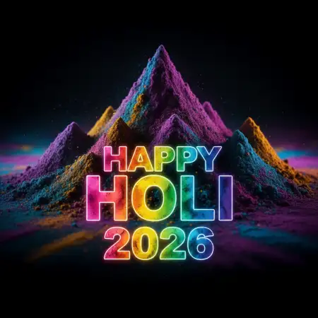 Happy Holi 2026 Stylish Text - Free Happy Holi 2026 Download