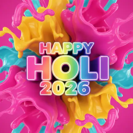 Happy Holi 2026 Whatsapp Dp - Free Happy Holi 2026 Download