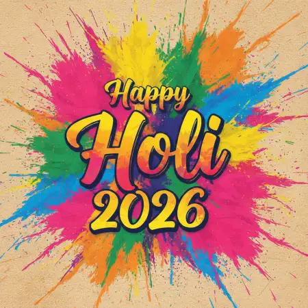 Free Happy Holi Celebration 2026 2 Background Image Download