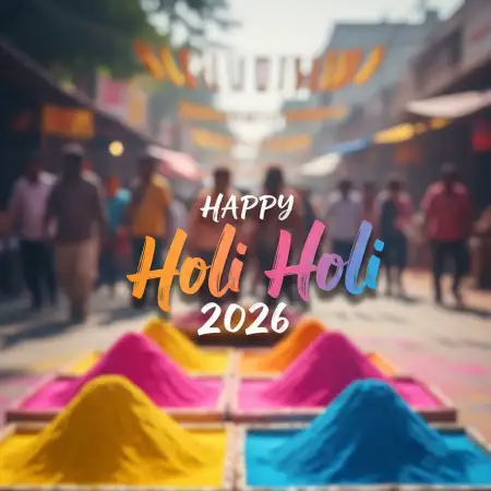 Free Happy Holi Celebration 2026 Instagram Story Template Background Image Download