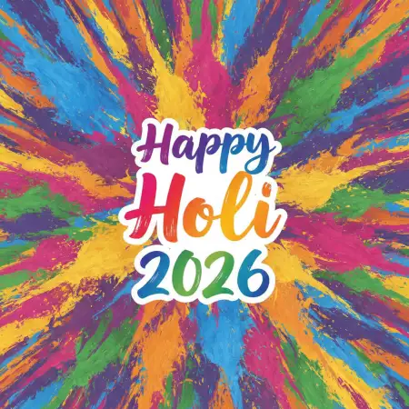 Free Happy Holi Celebration 2026 Office Party Poster 2 Background Image Download