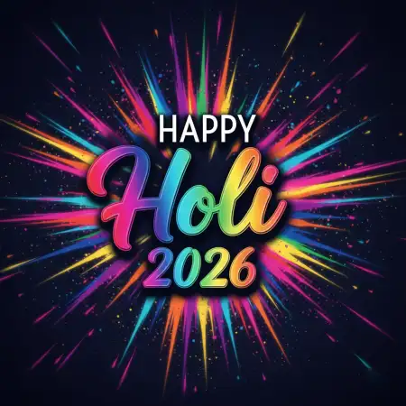 Free Happy Holi Celebration 2026 Party Ideas Background Image Download