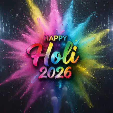 Free Happy Holi Celebration 2026 Status 2 Background Image Download