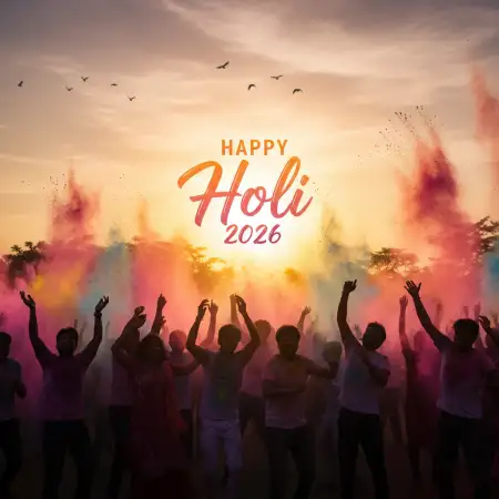 Free Happy Holi Celebration 2026 Stock Image 2 Background Image Download
