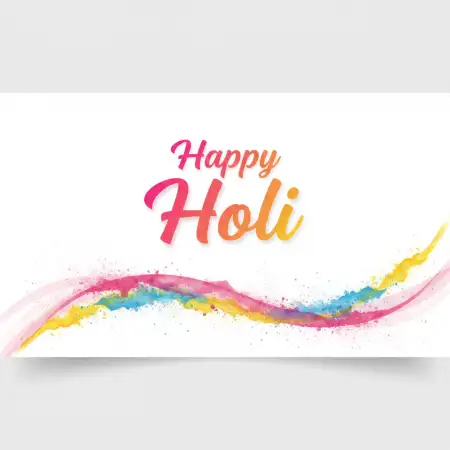 Free Happy Holi Greeting Card Editable Text Template Background Image Download