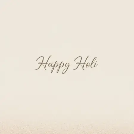 Happy Holi Greeting Card Minimal Design - Free Happy Holi Greeting Card Design 2026 Download