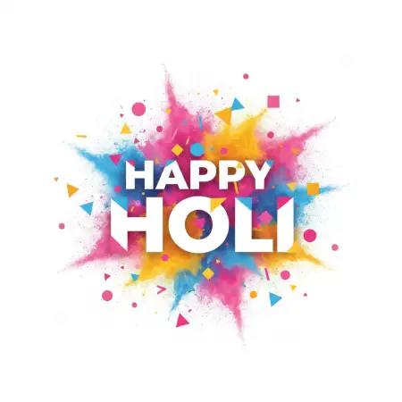 Free Happy Holi Greeting Card Transparent Png Background Image Download