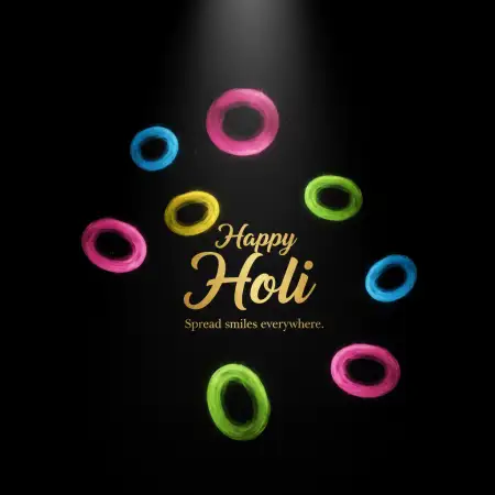 Free Happy Holi Greeting Card With Company Logo 2 Background Image Download