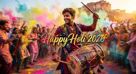 Free Happy Holi Wishes 2026 Beautiful Hd Festival Images Background Image Download
