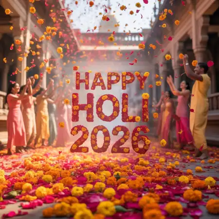 Happy Holi Wishes 2026 Best Greeting Message - Free Happy Holi Wishes 2026 Download