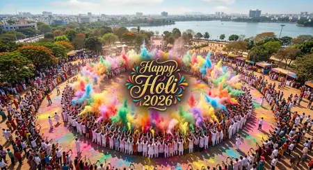 Free Happy Holi Wishes 2026 Blessing Message For Elders Background Image Download