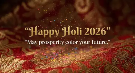 Free Happy Holi Wishes 2026 Festive Banner Text Content Background Image Download