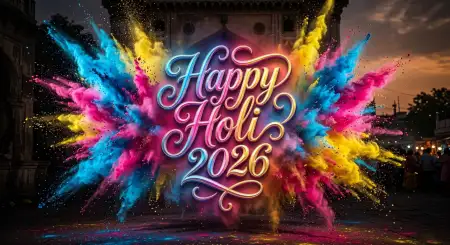Free Happy Holi Wishes 2026 Hd Images With Quotes Background Image Download