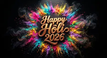 Free Happy Holi Wishes 2026 Safe And Happy Holi Message Background Image Download