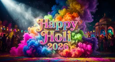 Free Happy Holi Wishes 2026 Short Quotes For Reels Video Background Image Download