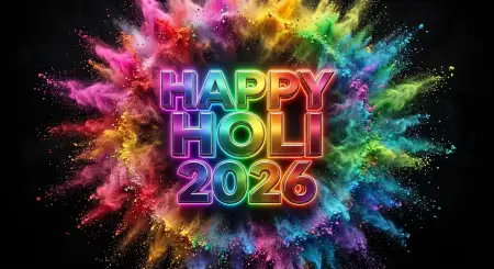 Free Happy Holi Wishes 2026 Special Blessings For Elders Background Image Download