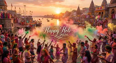 Free Happy Holi Wishes 2026 Unique Captions For Social Media Background Image Download