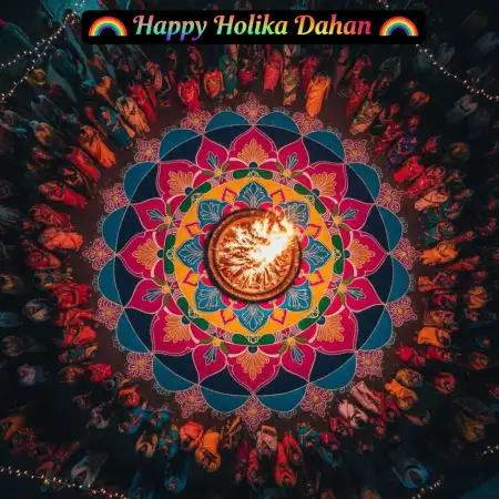 Happy Holika Dahan Creative Poster - Free Happy Holika Dahan Download