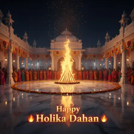 Happy Holika Dahan Festival Background Design - Free Happy Holika Dahan Download