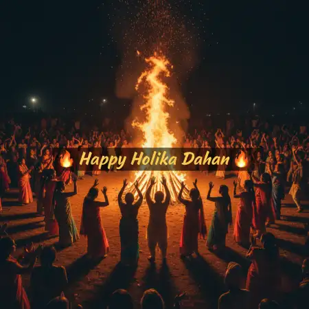 Happy Holika Dahan Hindu Festival Images - Free Happy Holika Dahan Download