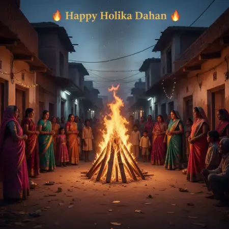 Happy Holika Dahan Traditional Indian Festival Photo - Free Happy Holika Dahan Download