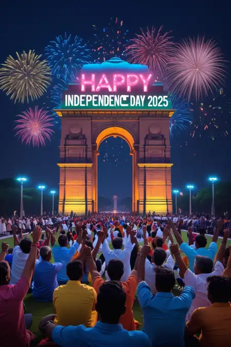 Happy Independence Day 2025 Youtube Thumbnail Design - Free Happy Independence Day 2025 Download