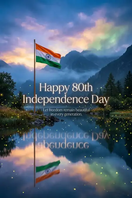 Free Happy Independence Day 2026 Canva Style Template Image Download