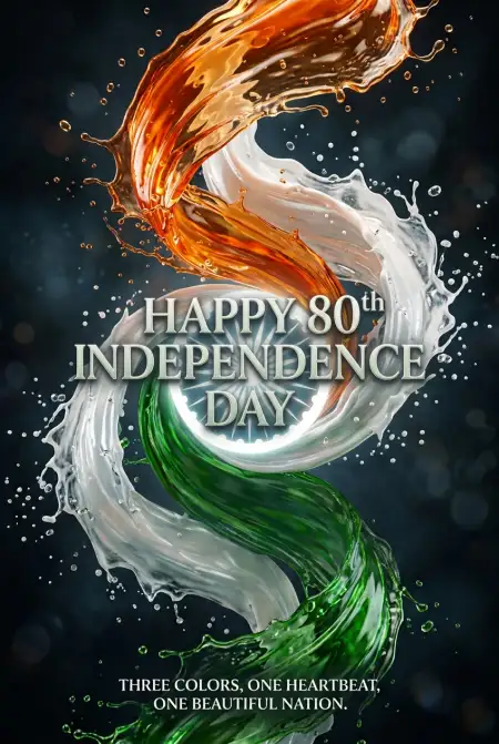 Free Happy Independence Day 2026 Creative Poster Image Download