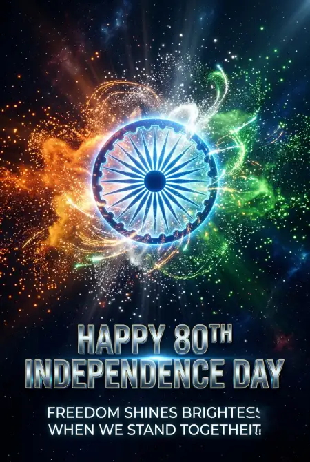 Free Happy Independence Day 2026 Unique Poster Design Image Download