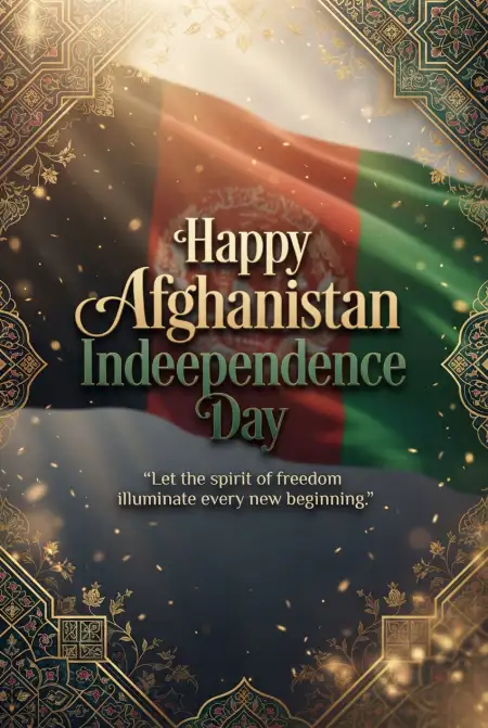 Happy Independence Day Afghanistan Instagram Wishes - Free Afghan Independence Day 2026 Download