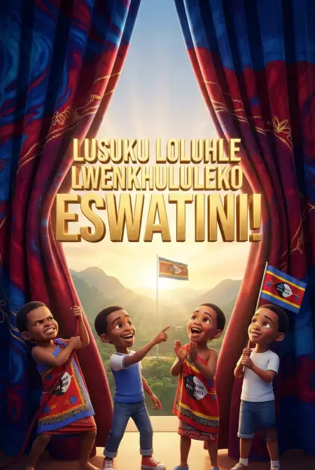 Happy Independence Day Eswatini Flag Images - Free Eswatini Independence Day 2026 Download