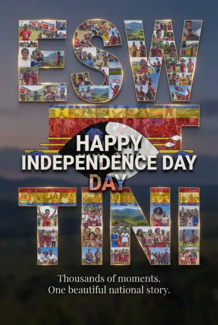 Happy Independence Day Eswatini Text Png - Free Eswatini Independence Day 2026 Download