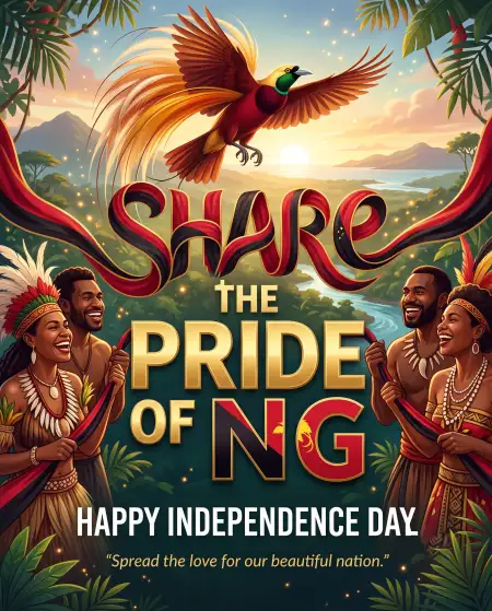 happy independence day independent state of papua new guinea 2026 - Papua New Guinea Independence Day 2026