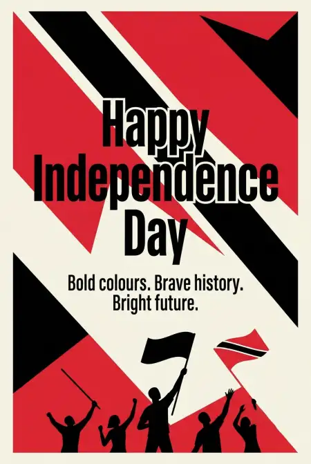 Happy Independence Day Trinidad And Tobago 2026 Poster - Free Trinidad And Tobago Independence Day 2026 Download