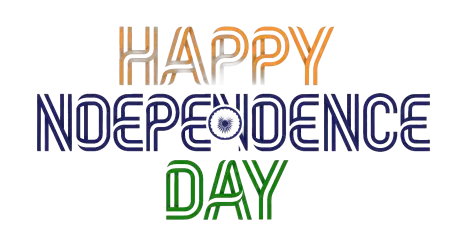 Happy Independence Day Typography Png - Free Happy Independence Day Png 2026 Download