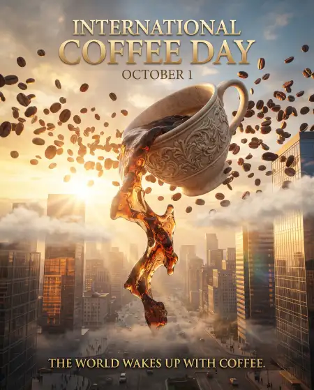 happy international coffee day 2026 wishes - International Coffee Day 2026 Greetings And Wishes
