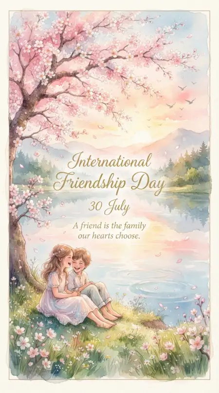 Free Happy International Friendship Day Transparent Background Image Download