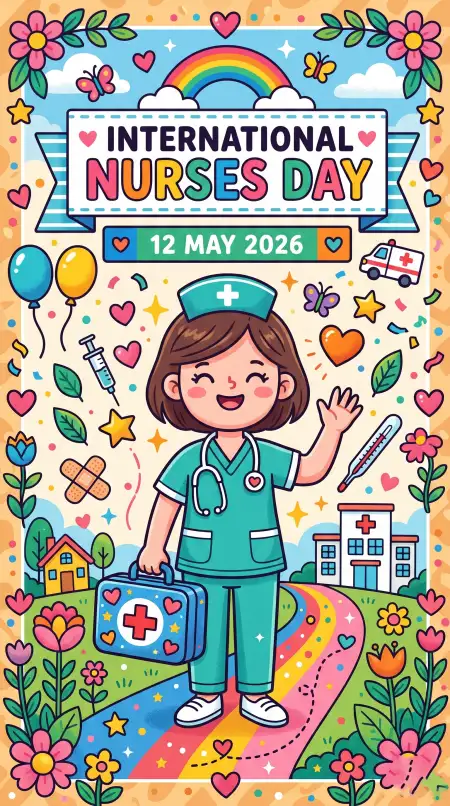 Happy International Nurses Day 2026 - Free International Nurses Day 2026 Wishes Download
