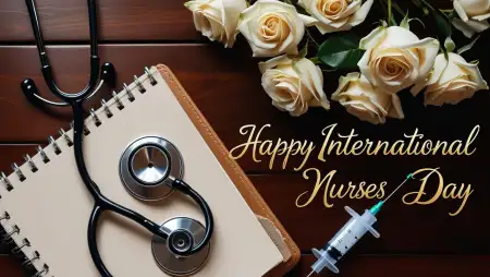 Happy International Nurses Day Image With Heartfelt Message - Free Related Happy Iinternational Nurses Day Image