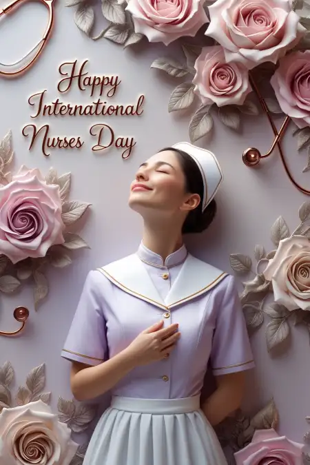 Happy International Nurses Day Wishes In English And Hindi - Free Related Happy Iinternational Nurses Day Image