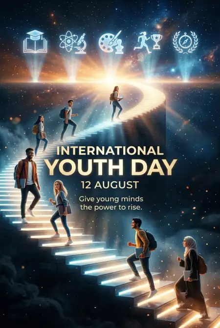 Happy International Youth Day 2026 Images - Free International Youth Day 2026 Download