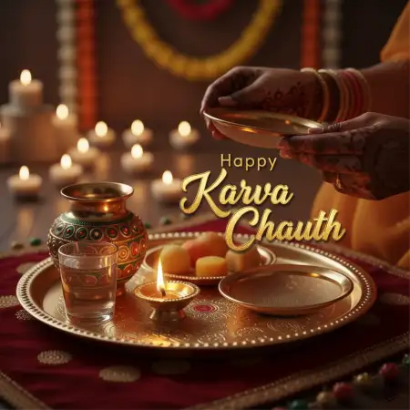 Happy Karva Chauth Hd Wallpaper - Free Wallpaper Wallpaper Download