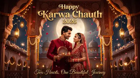 happy karwa chauth 2026 husband wife love