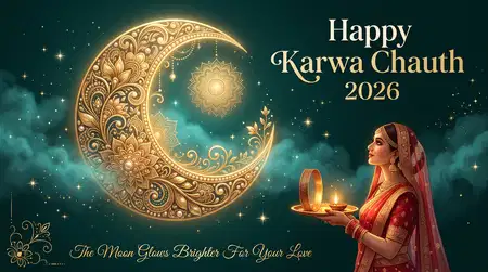 happy karwa chauth 2026 png transparent background - Happy Karwa Chauth 2026