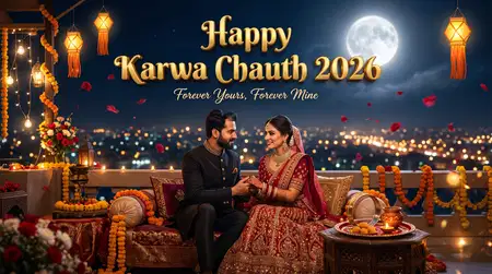 happy karwa chauth 2026 romantic wishes - Happy Karwa Chauth 2026